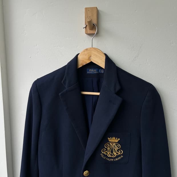 15229 - 폴로 랄프로렌 금장 크레스트 블레이저 자켓