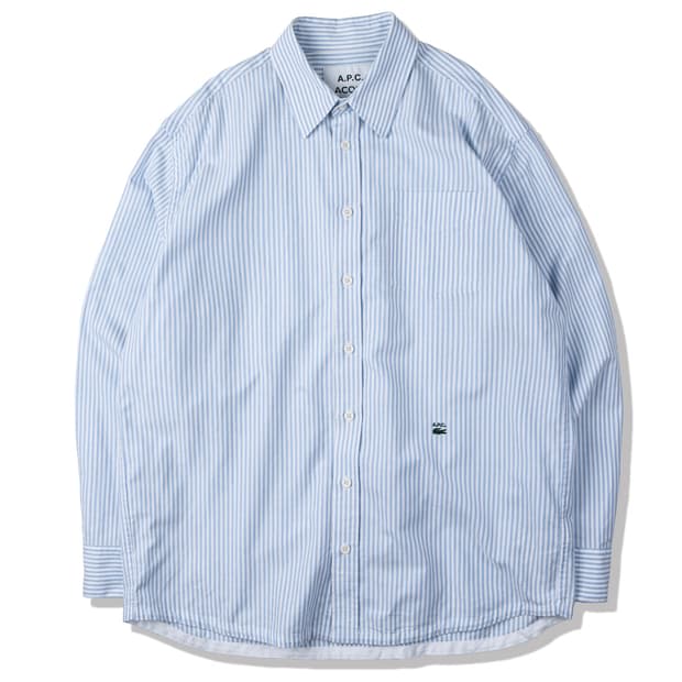 A.P.C. x Lacoste 스트라이프 셔츠
