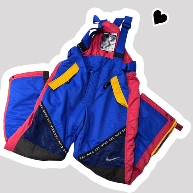 나이키 건담 스키복 오버롤 팬츠