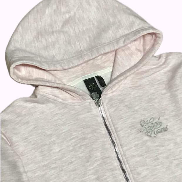 베이비핑크 후드집업