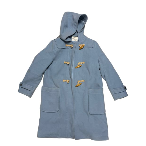 빈티지 하늘색 떡볶이 코트