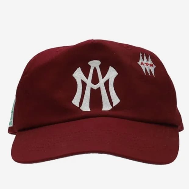 ATM LOGO BALL CAP [BURGUNDY]