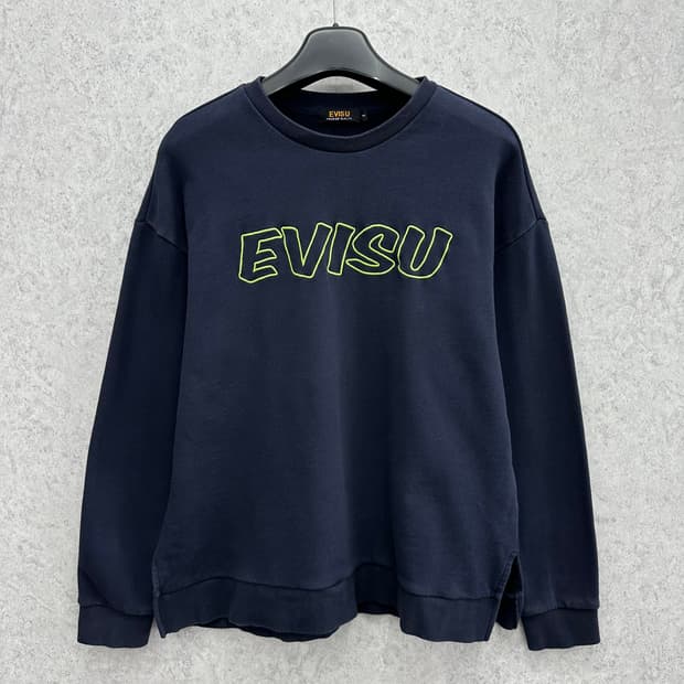 105 에비수 남자 루즈핏 맨투맨