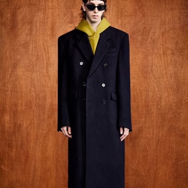 엘무드 울프하이드 더블코트 딥네이비 46