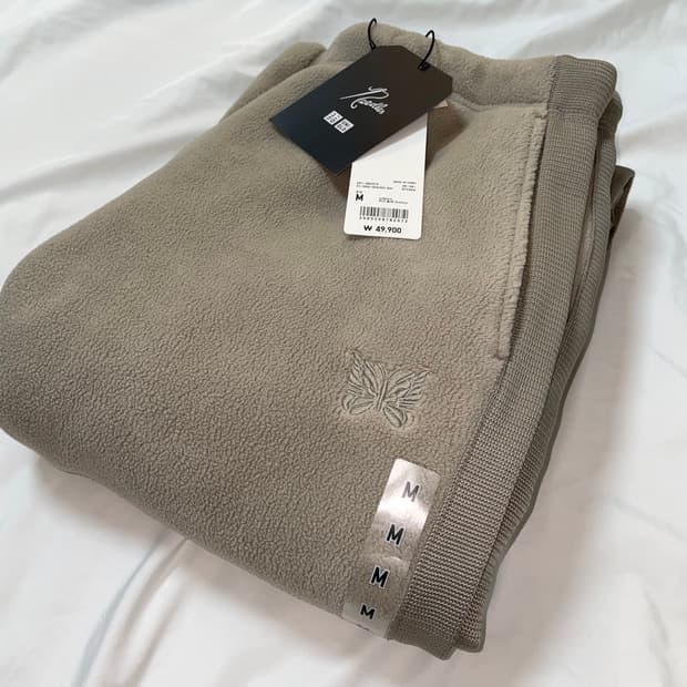 유니클로x니들스 후리스팬츠 베이지 M 새상품