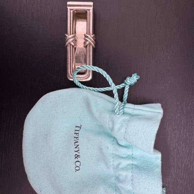 티파니앤코 머니클립 925실버