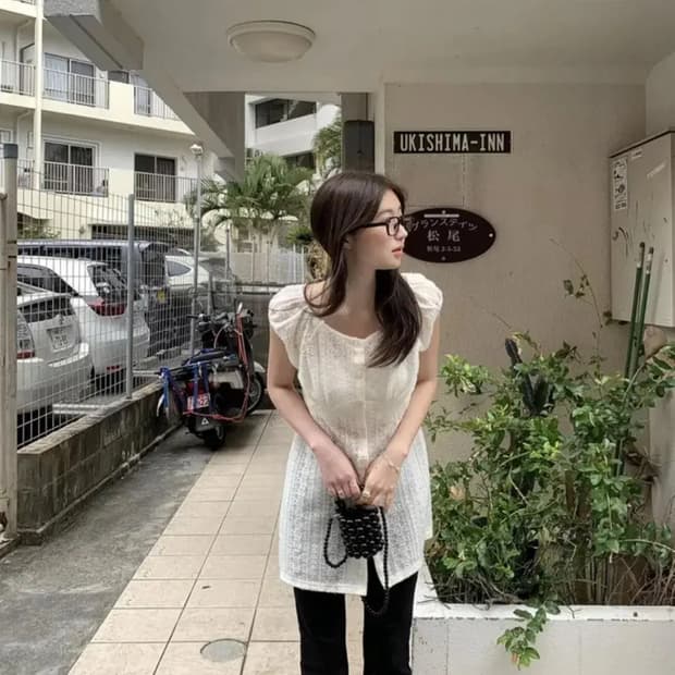 프릴리 피넛 레이스 레이어드 원피스