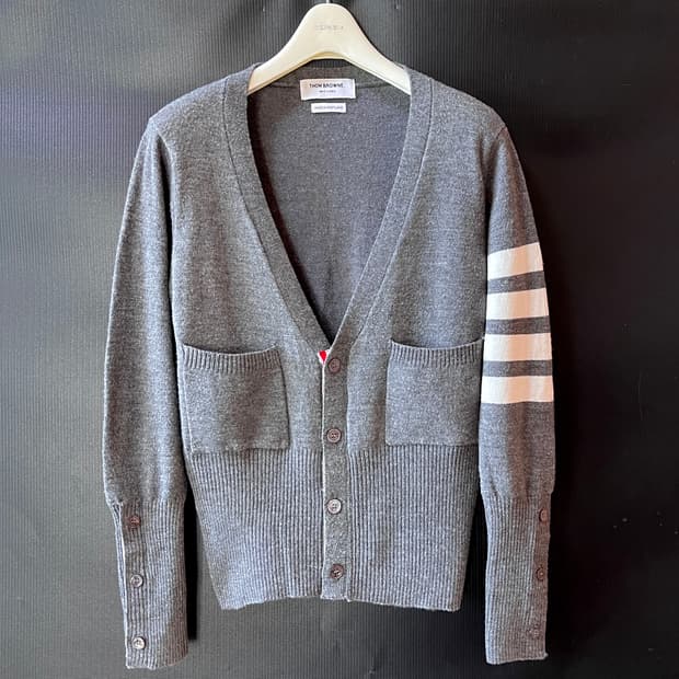 톰 브라운 스코틀랜드 메이드 메리노울 니트 가디건