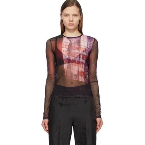 Andersson Bell / Film Printed Mesh Top