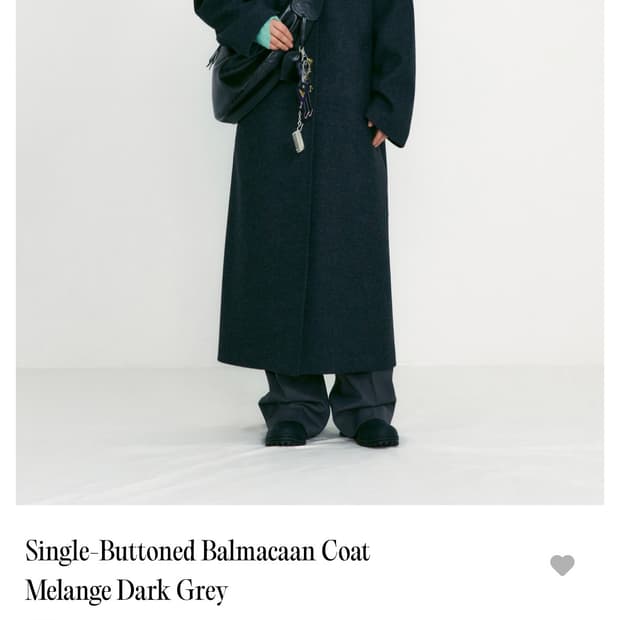 로우클래식 발마칸 롱코트