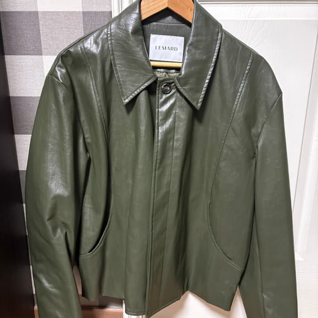 르마드 페이크 레더 가죽자켓