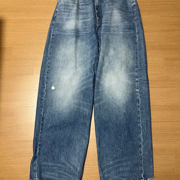 [L] 발렌시아가 풀업 중청 데님