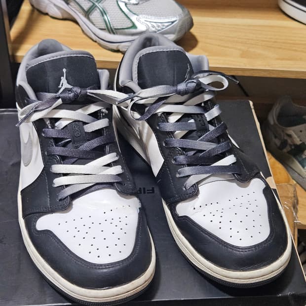 조던1 로우 파티클 그레이 280 농구화