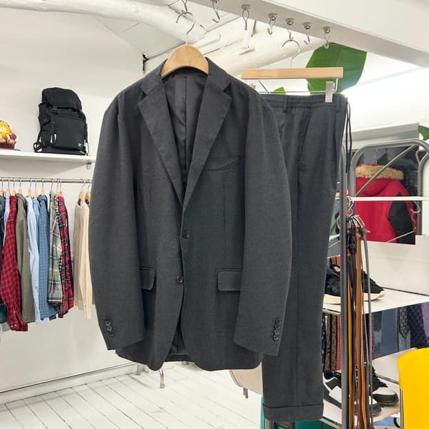 Salon de GW X Ring Jacket 차콜그레이 수트 셋업