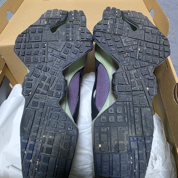 중고,285) 나이키 ISPA 로드 워리어 클리어 제이드