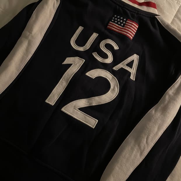 폴로 랄프로렌 usa 트랙 집업