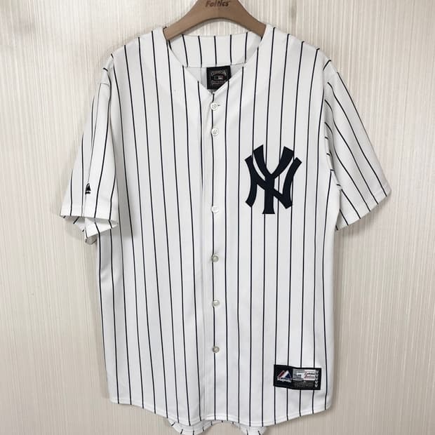 MLB 마제스틱 쿠퍼스타운컬렉션 뉴욕양키스 홈유니폼/져지 M