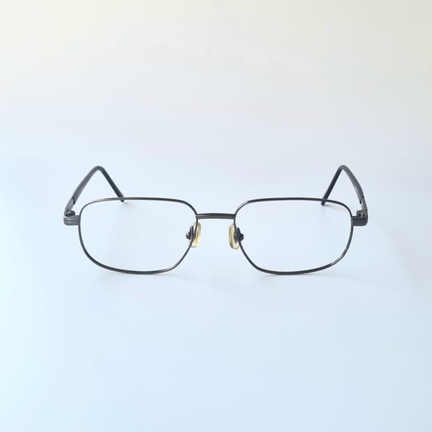 데드스탁 클래식 스퀘어 메탈 안경테 1187