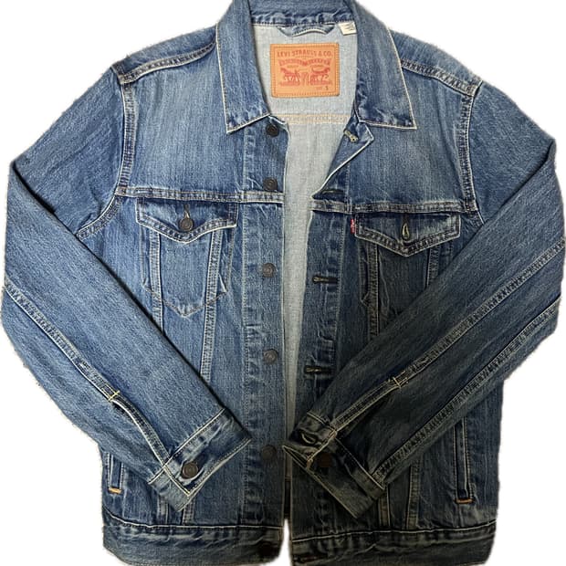 00s 리바이스 72334-0136 인디고 데님 트러커 자켓