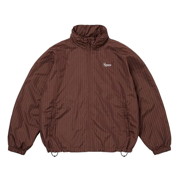 슈프림 리플렉티브 핀스트라이프 자켓