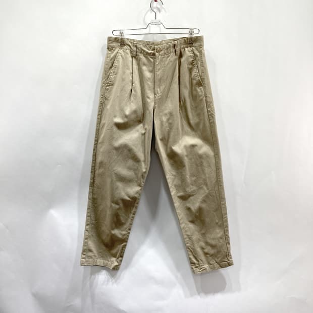 무신사 남 원턱 면바지 베이지 31