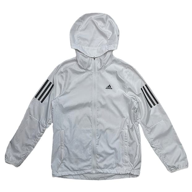 아디다스 오운 더 런 베이스 러닝 자켓 화이트 XS