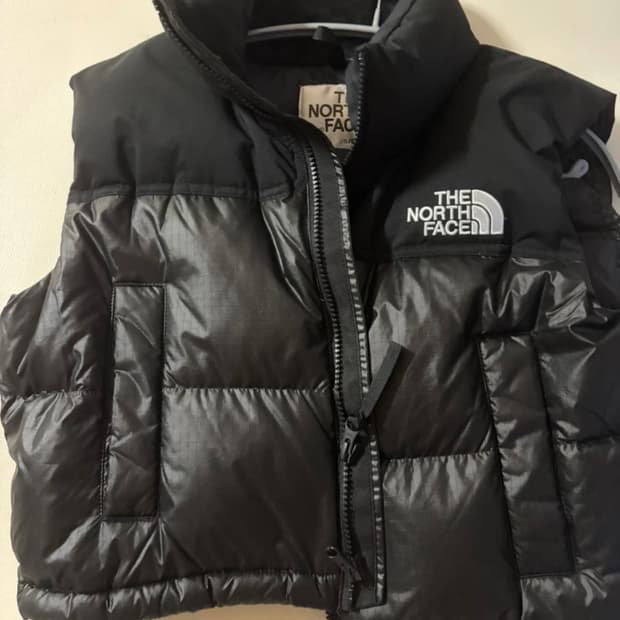 노스페이스 우먼 패딩 조끼 