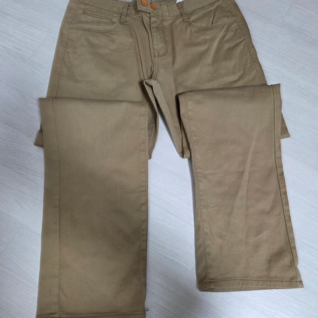 빈티지 베이지 코튼팬츠