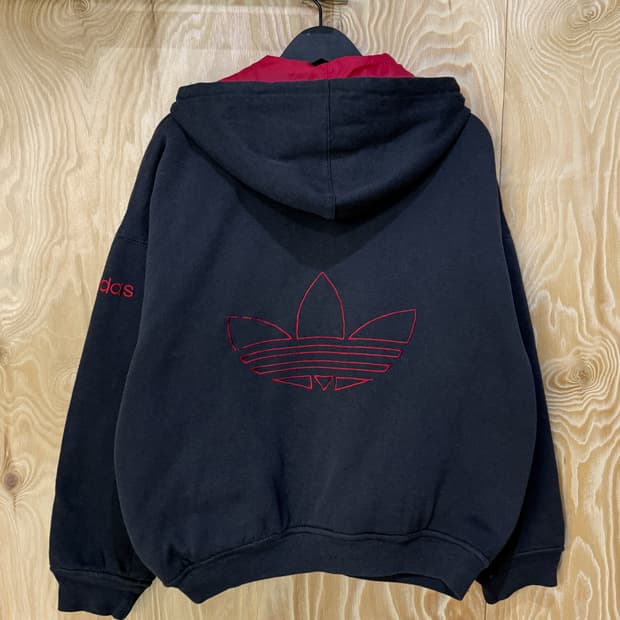 아디다스 빅 트레포일 후드 자켓