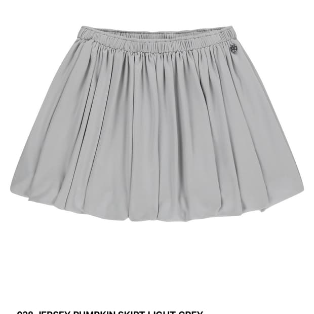 코이세이오038 져지 펌킨 스커트 라이트그레이 s