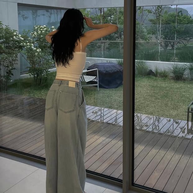 트리밍버드 데님 팬츠