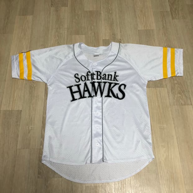 (L) 후쿠오카 소프트뱅크 호크스 노마킹 져지 유니폼 NPB