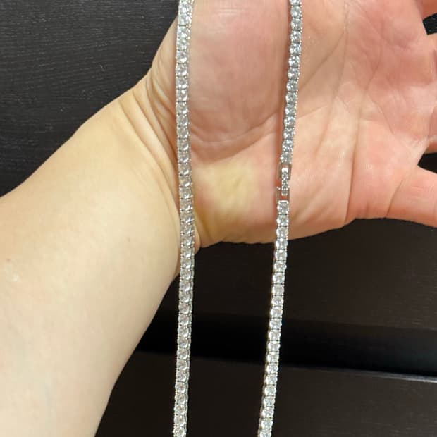 4mm 테니스체인 목걸이 45cm ㅍㅍ