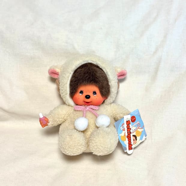 고전 뽀글이 메루메루 양 몬치치 인형