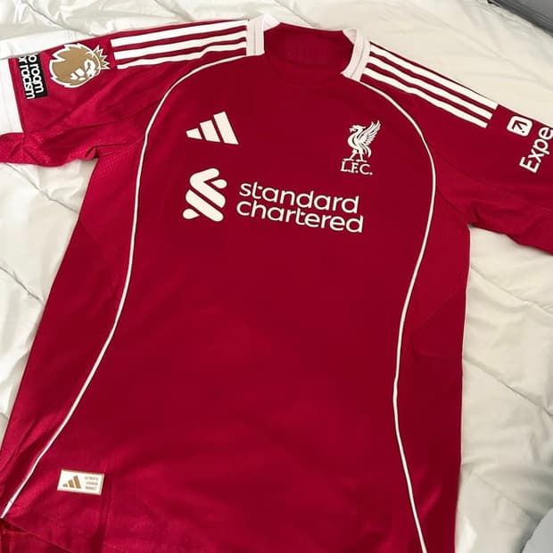 25/26 리버풀 홈 어센틱 유니폼