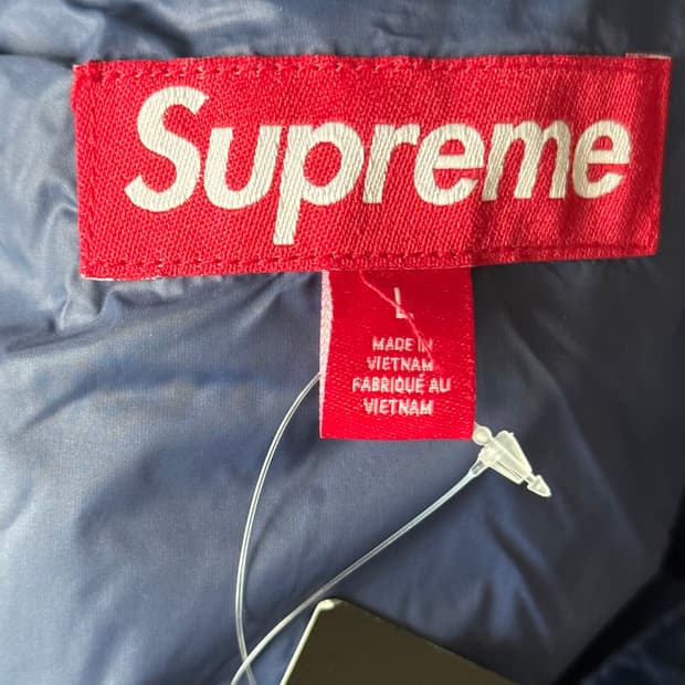 슈프림 마이크로 다운 하프 집 후드 24FW