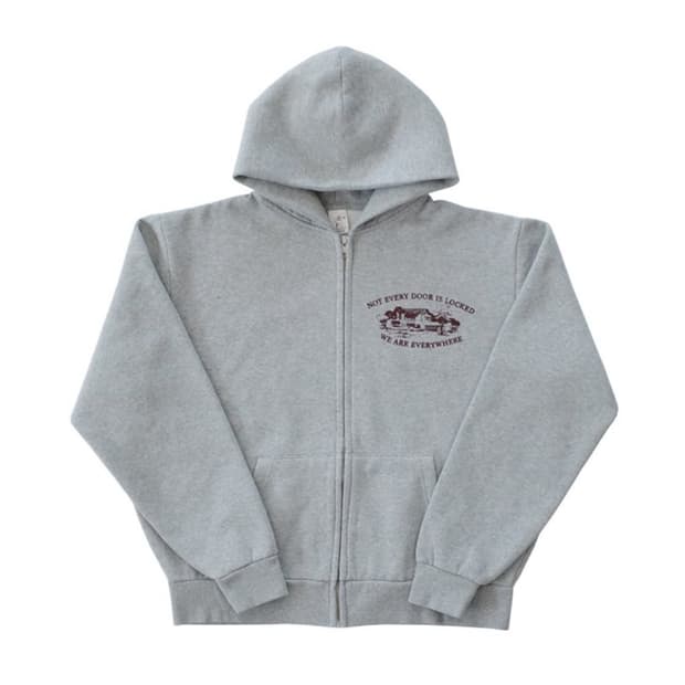 (S) 컬렉트피시스 후드집업 (MELANGE GREY)