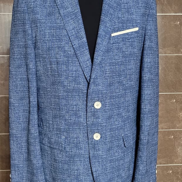 👔남성95-100사이즈👔킨록앤스코틀랜드 지지미천 자켓(여름용)