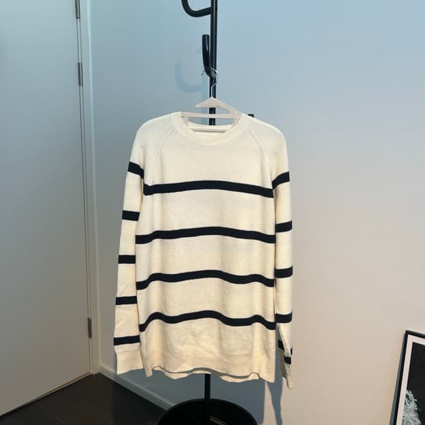 무인양품 MUJI 스트라이프 니트