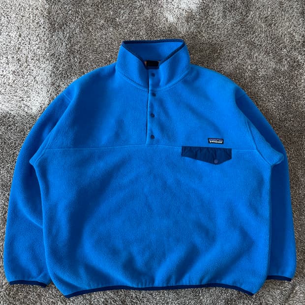 00s Patagonia synchilla 빈티지 신칠라 블루