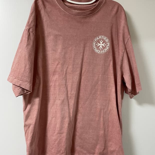 펀치드렁크파티즈 피그먼트 반팔