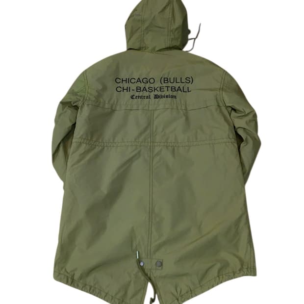 NBA 시카고불스 카키 야상(내피 분리 가능) 