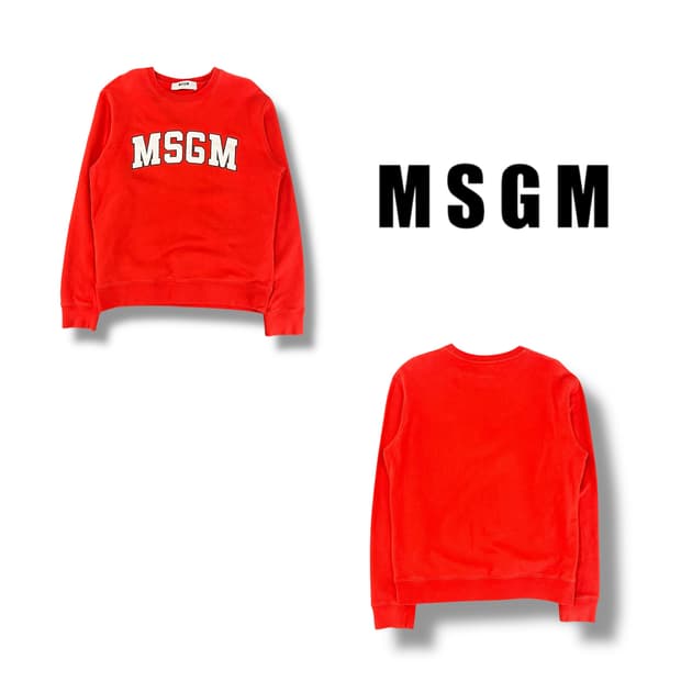  msgm 빅로고 스웻셔츠 y12501
