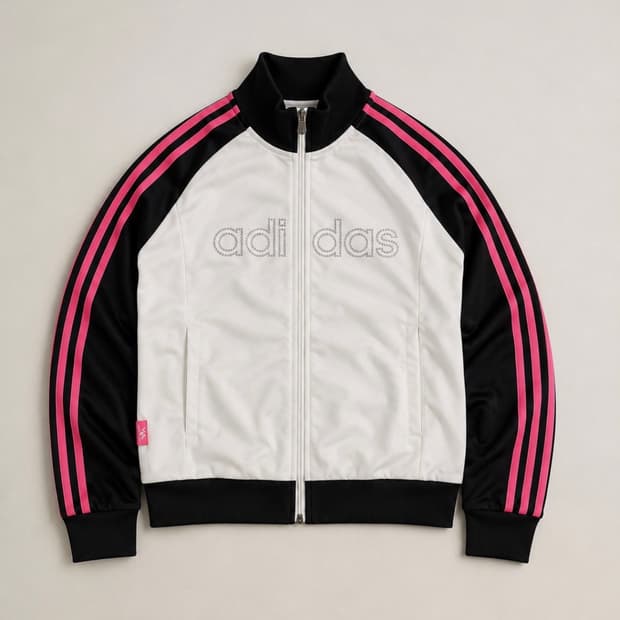 Adidas 아디다스 Y2K 큐빅 핑크 트랙탑 져지