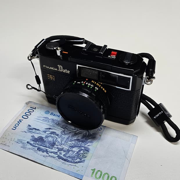 작례O 마지막 후지카 데이트 필름카메라 빈티지 필카