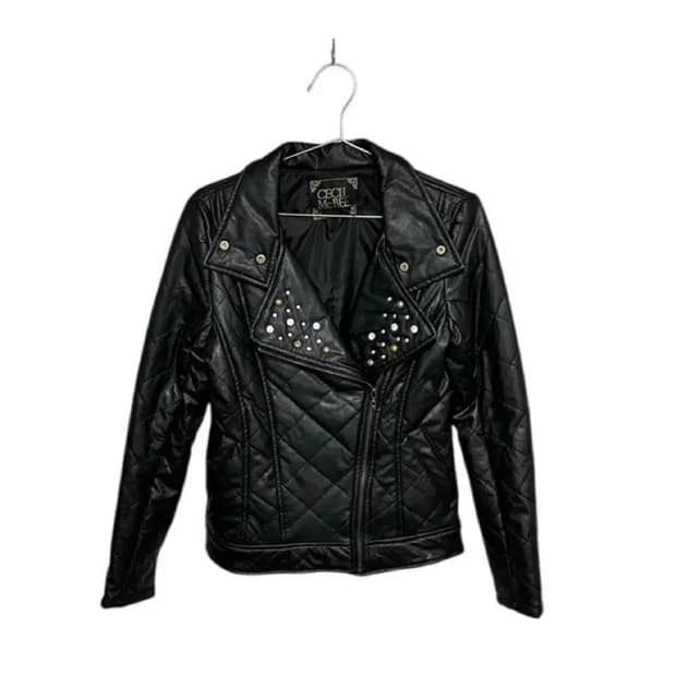 세실 맥비 레더 자켓 