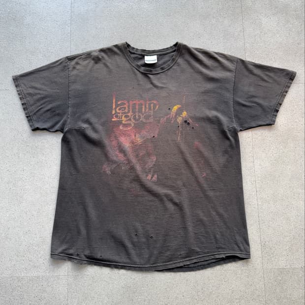 램 오브 갓 Lamb of God 00s 빈티지 투어 티셔츠