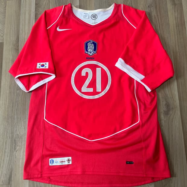 105/XL) 나이키 오리지널 오피셜 2004 대한민국 국대 박지성