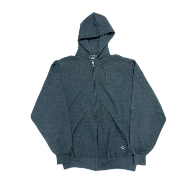 90년대 러셀 에슬레틱 후드집업 차콜