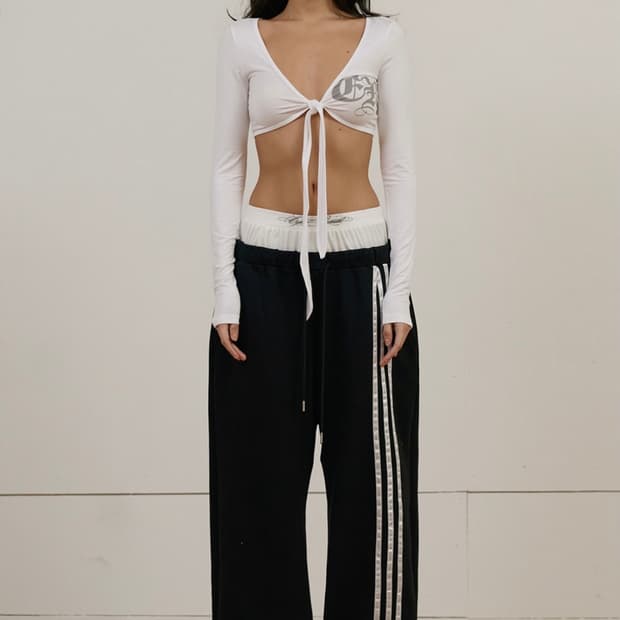 Front Line Sagging Layerd Sweatpants
